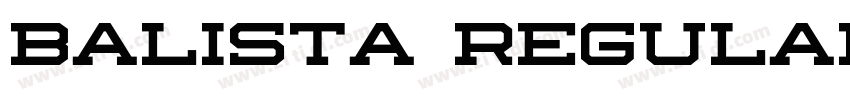 Balista Regular字体转换 Balista Regular字体转换
